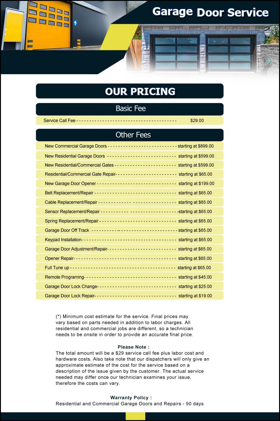 Garage Door And Opener Repairs Hudson, CO 303-632-0356